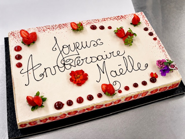 Fraisier géant fraisier géant pour 65 personnes