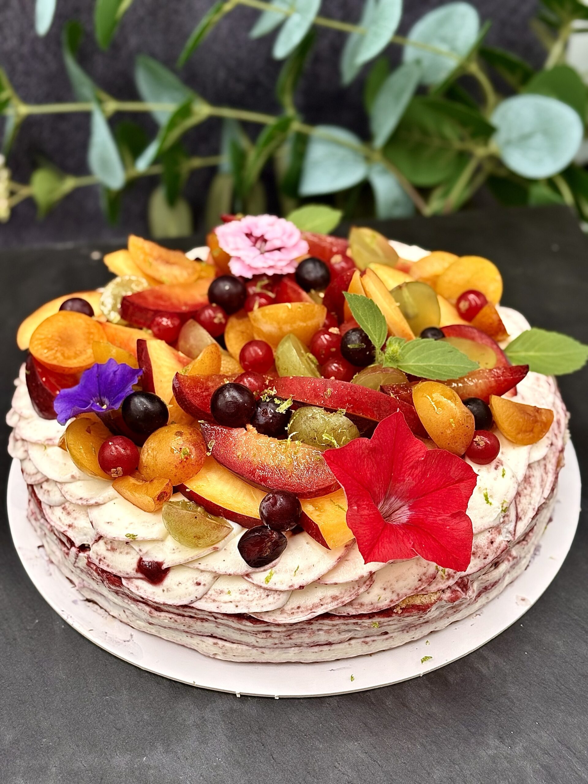 Gâteau aux fruits de saison - septembre